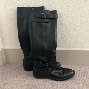 Enzo Angiolini Black Riding Boots 7.5